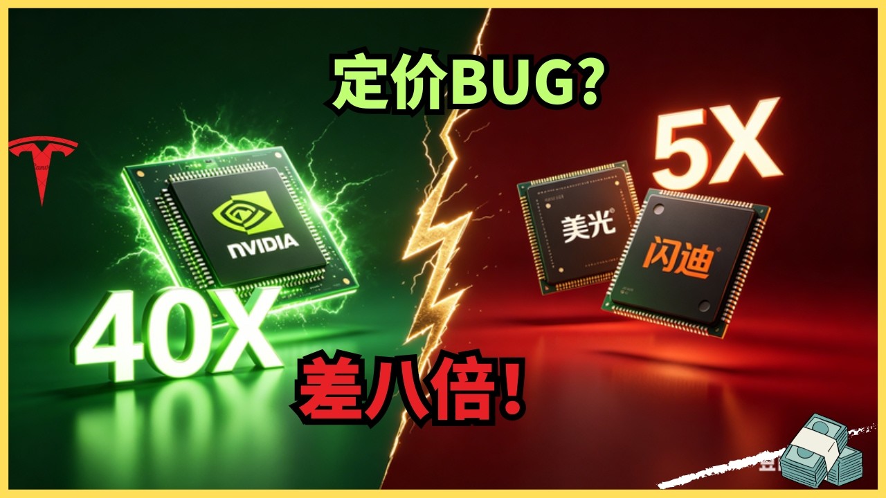 华尔街疯了？英伟达40倍，核心存储芯片才5倍！美光、闪迪暴涨的底层逻辑 — Alan Chen