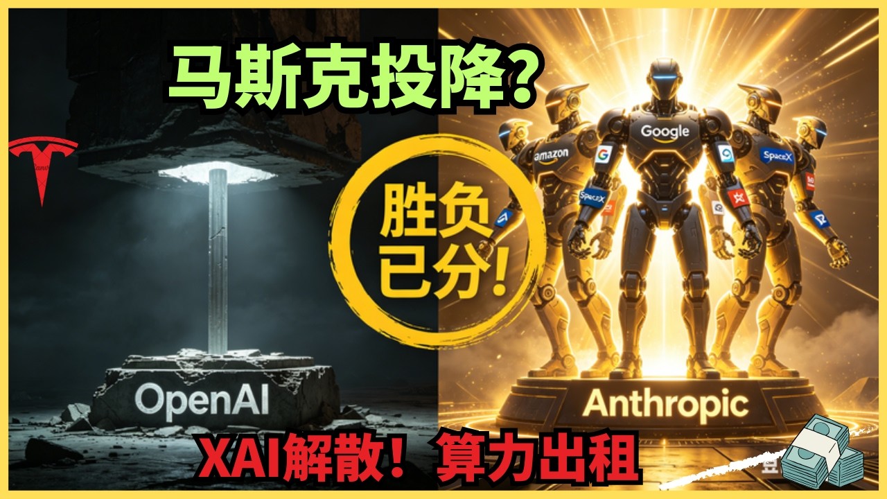 深度拆解：为什么全美20%的电力，最后都流向了同一家公司？xAI宣告解散！2026年5月AI大战意外收官？ — Alan Chen