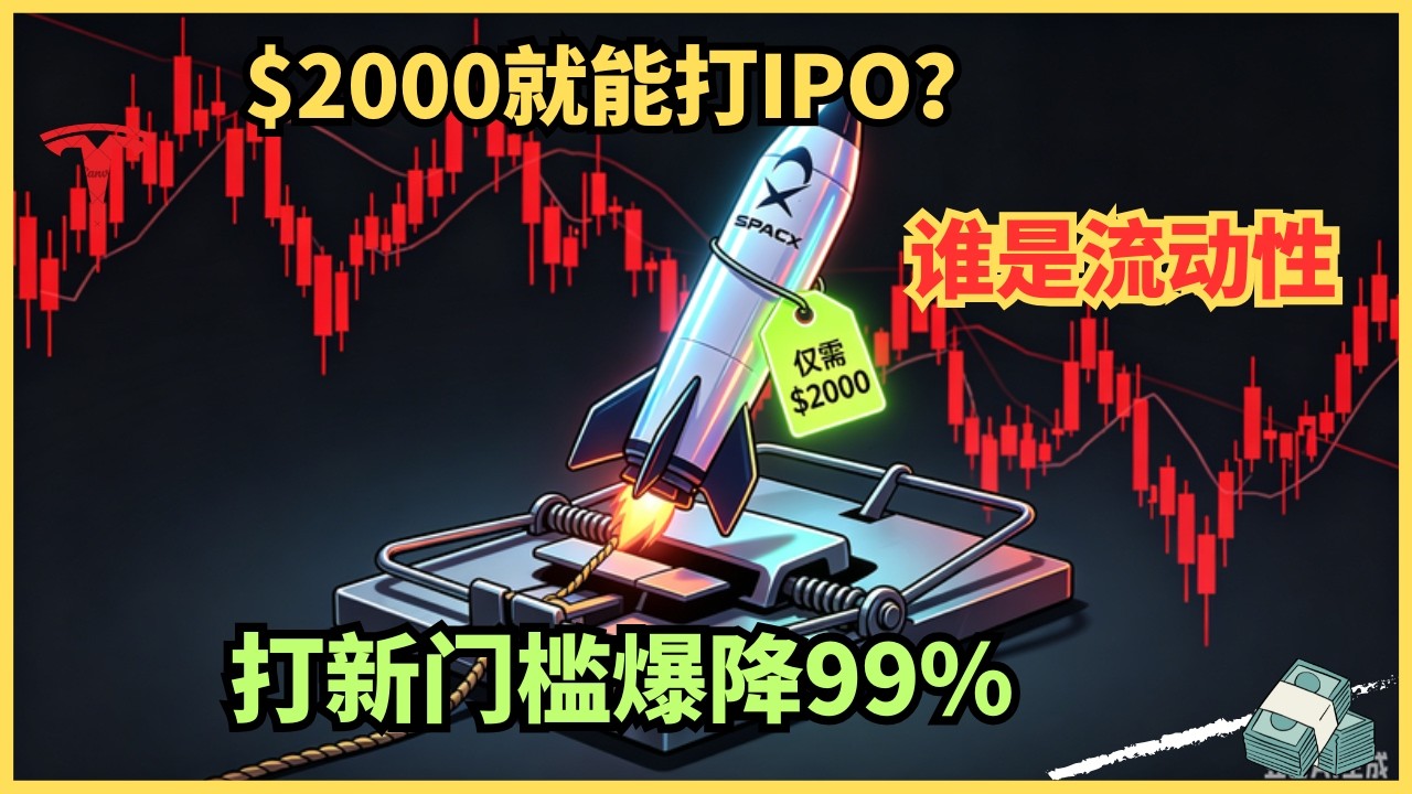 只要2000块就能买SpaceX？别高兴太早，你只是华尔街的“退出流动性” — Alan Chen