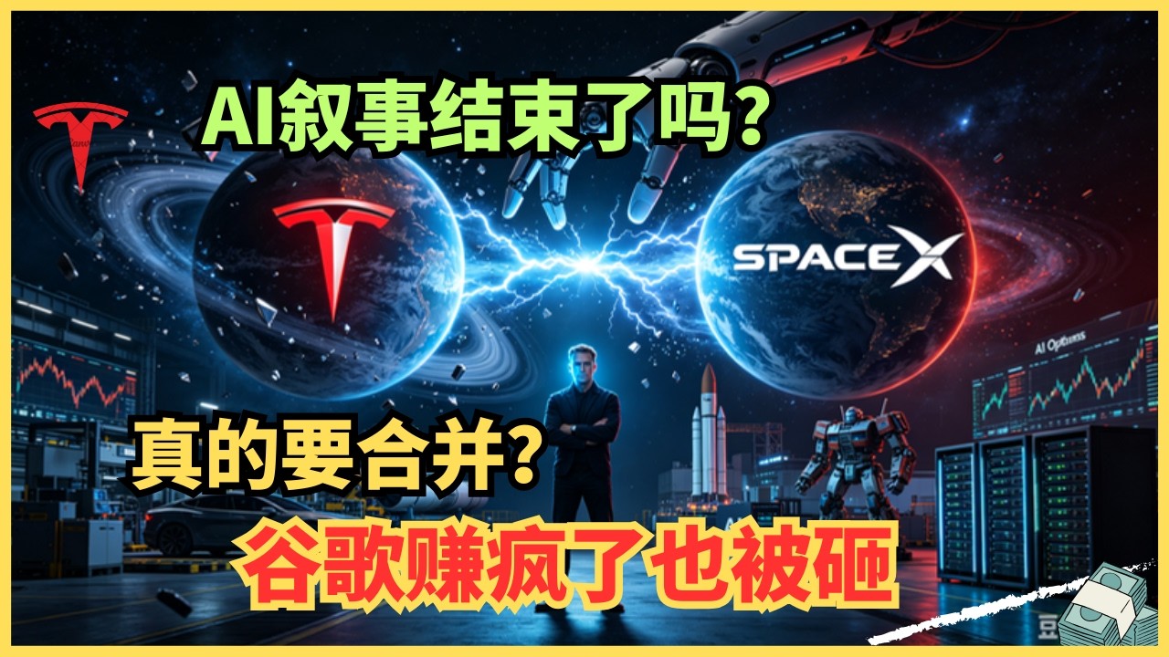 马斯克没有否认。特斯拉和SpaceX，真的要合体了？谷歌首现“负现金流”，完美的财报，藏着最凶险的负号 — Alan Chen