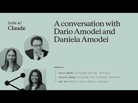 A conversation with Dario Amodei & Daniela Amodei — Claude