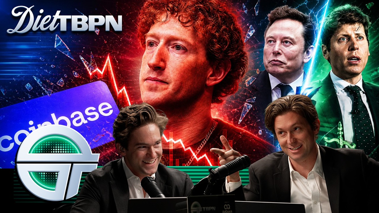 Sam vs Elon Trial, Coinbase Cuts 14% in AI Pivot, Digesting Meta Earnings | Diet TBPN — TBPN