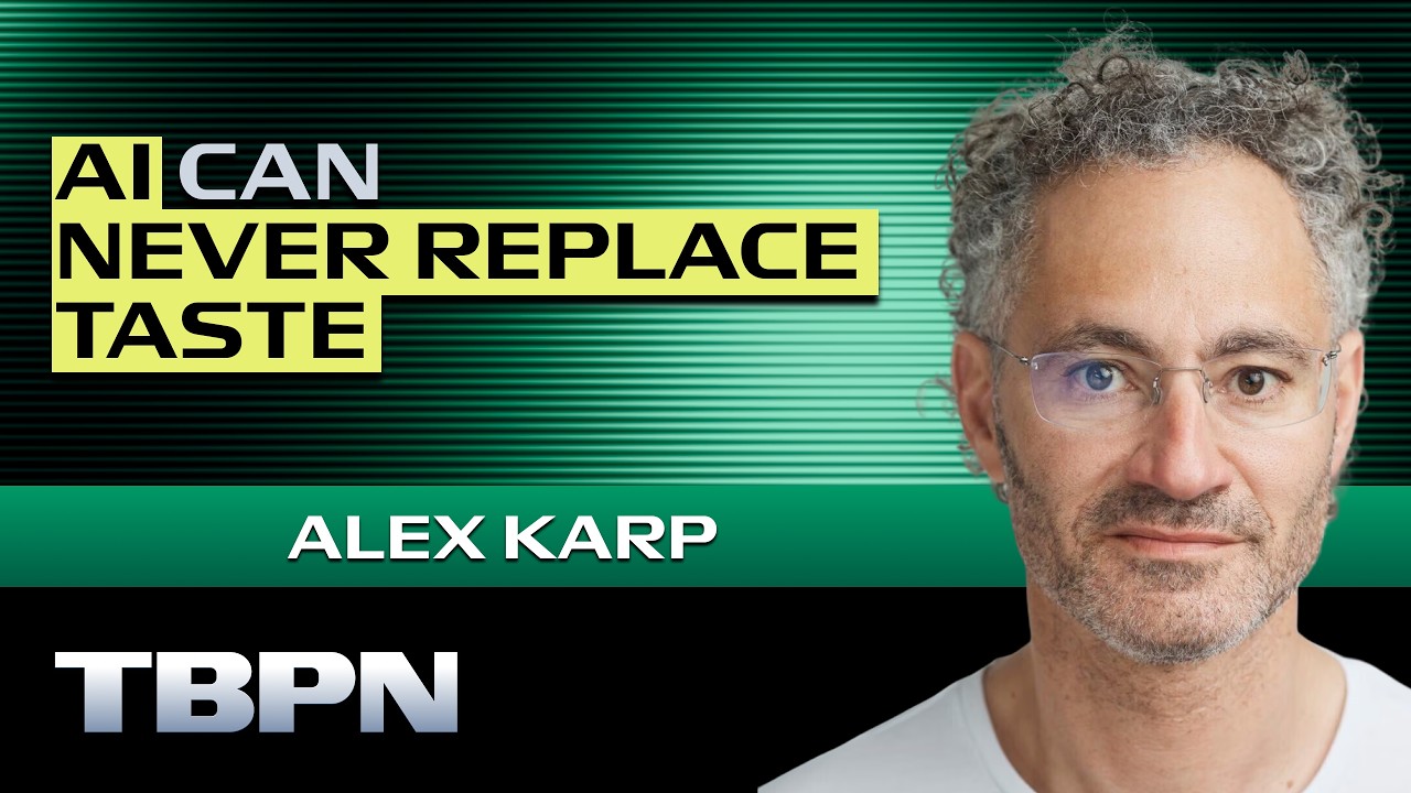 Palantir CEO Alex Karp on Tokenmaxxing & Taste — TBPN