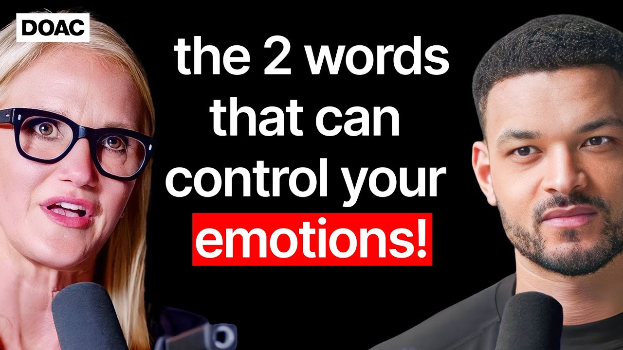 Mel Robbins: Saying These 2 Words Could Fix Your Anxiety! (Brand New Trick) — The Diary Of A CEO
