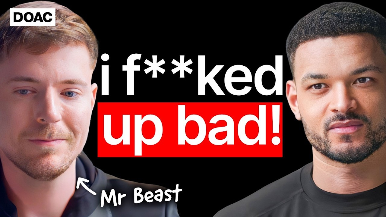 MrBeast: If You Want To Be Liked, Don't Help People & I Lost Tens Of Millions On Beast Games! — The Diary Of A CEO