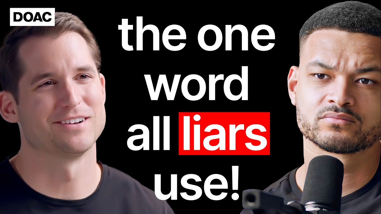 The Speaking Coach: The One Word All Liars Use! Stop Saying This Word, It's Making You Sound Weak! — The Diary Of A CEO