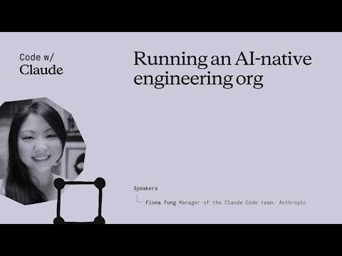 Running an AI-native engineering org — Claude