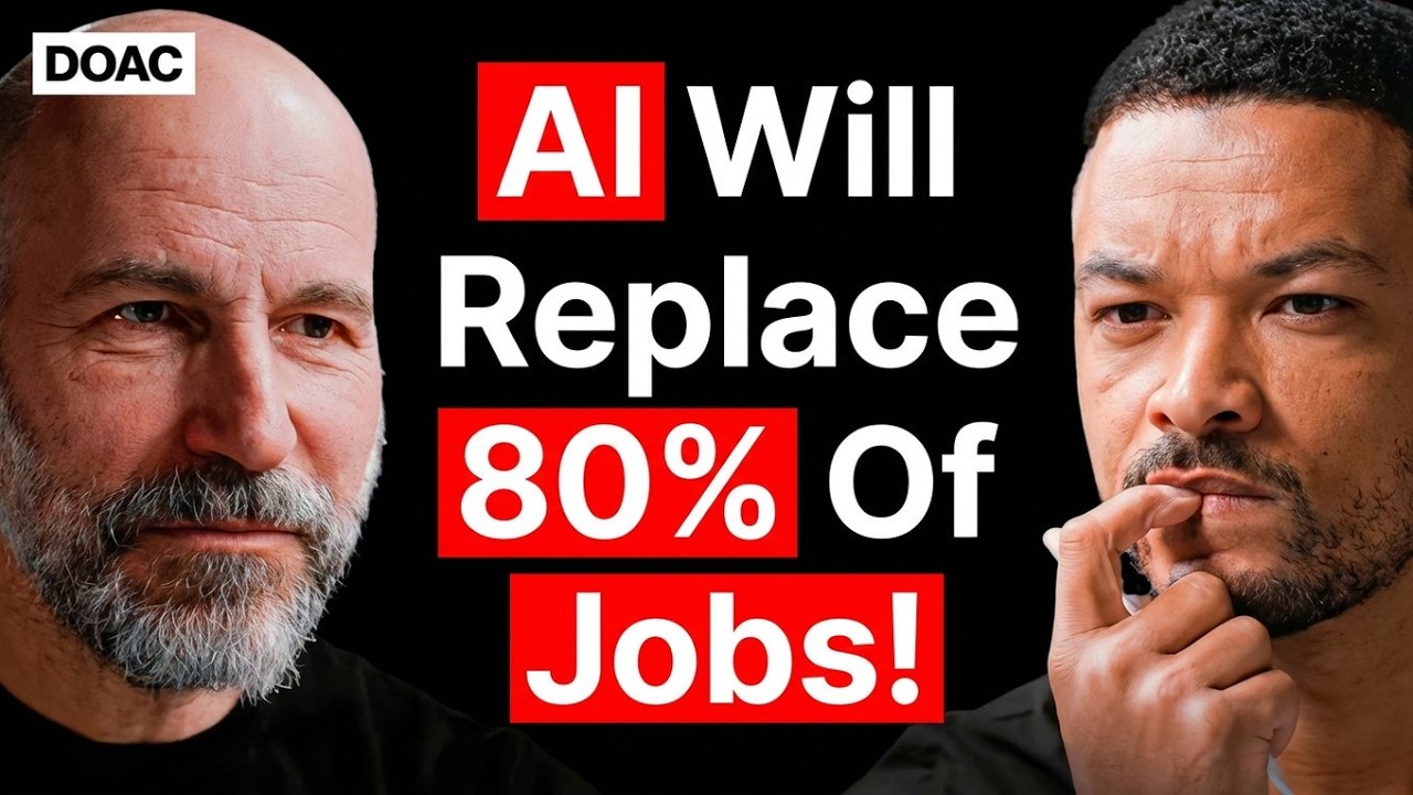 Uber CEO: I Have To Be Honest, AI Will Replace 9.4 Million Jobs At Uber! - Dara Khosrowshahi — The Diary Of A CEO