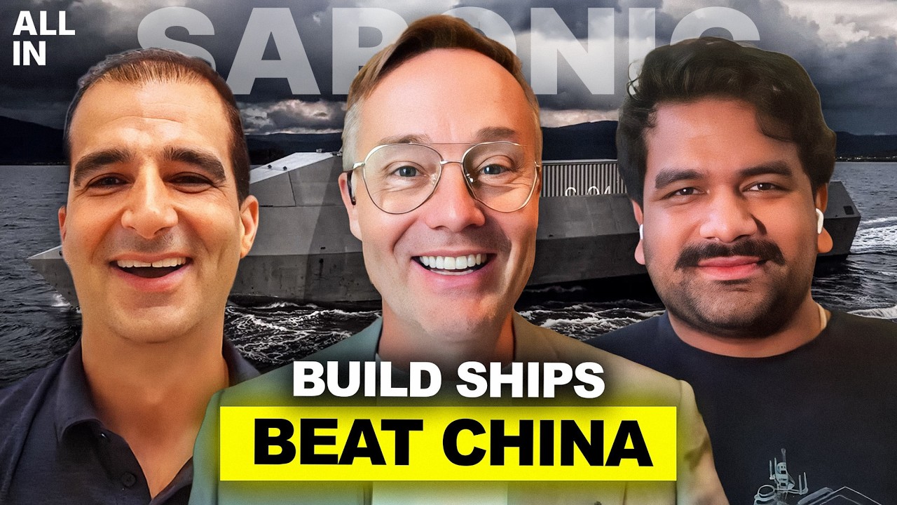 China Outbuilds America 230-to-1. Saronic Has a Plan — All-In Podcast