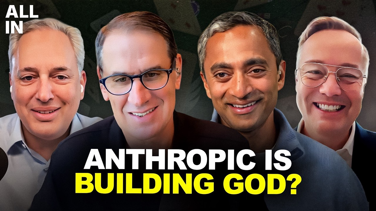 Anthropic's Digital God, Pope vs AI, Job Loss Narrative Flips, Open Source Crackdown Coming? — All-In Podcast
