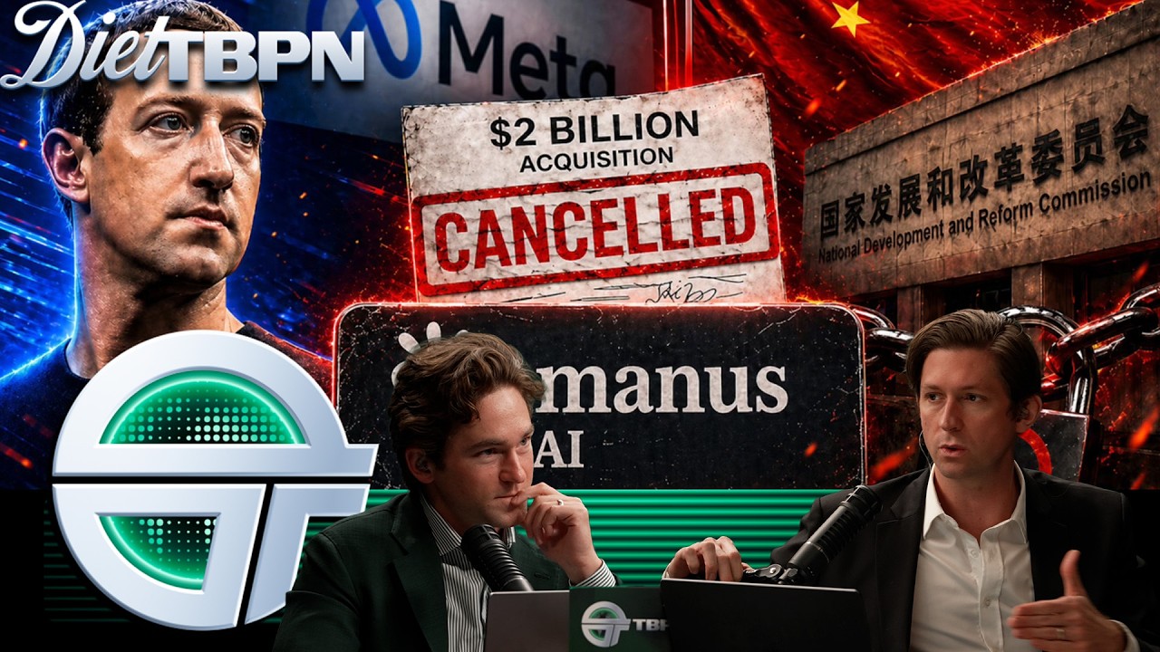 China Blocks Meta’s $2B Manus Deal, Meta Bets on Space-Based Solar | Diet TBPN — TBPN