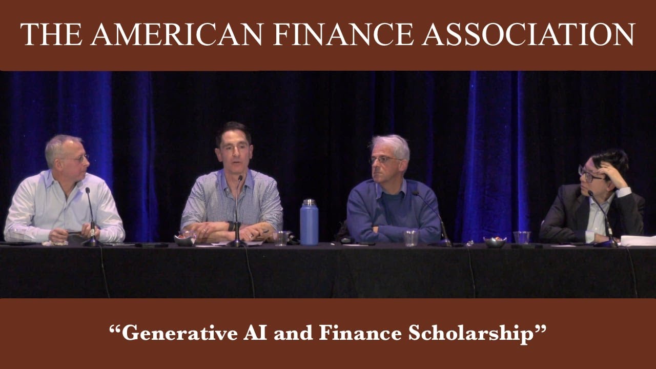 Generative AI and Finance Scholarship — The American Finance Association