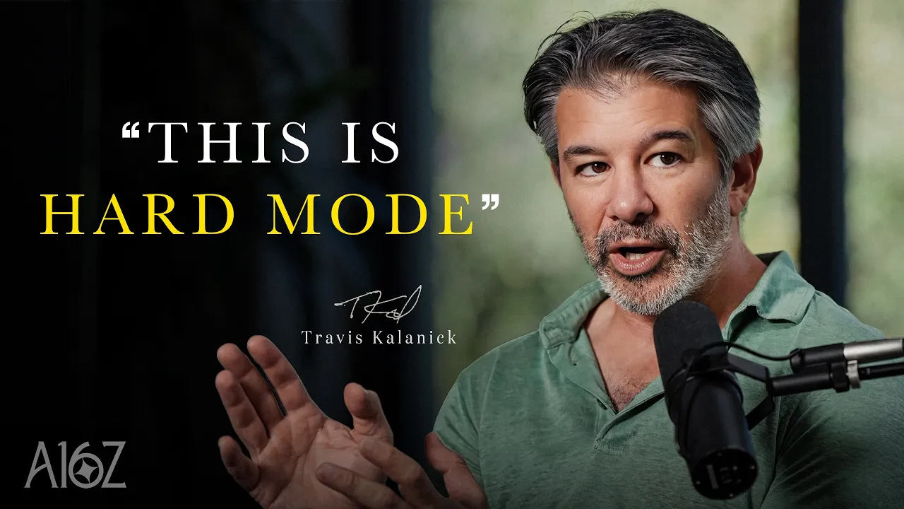 Building a Company in Stealth | Travis Kalanick with a16z — a16z