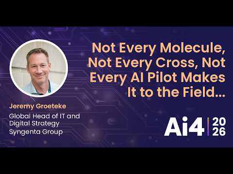 Not Every Molecule, Not Every Cross, Not Every AI Pilot Makes It to the Field... with Syngenta Group — Ai4