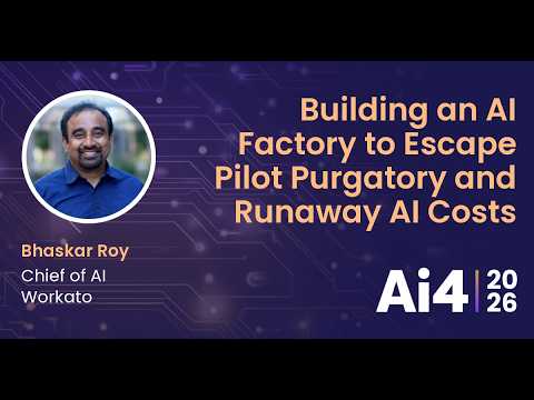 Building an AI Factory to Escape Pilot Purgatory and Runaway AI Costs with — Ai4