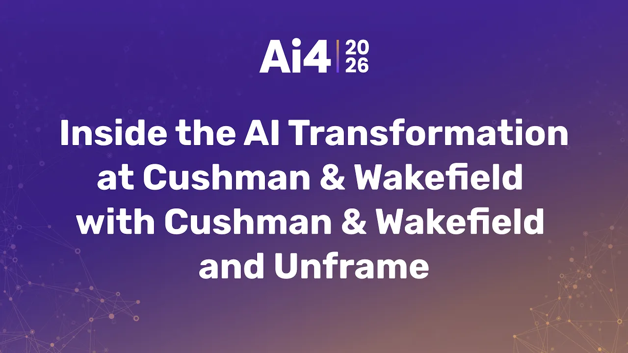 Inside the AI Transformation at Cushman & Wakefield with Cushman & Wakefield and Unframe — Ai4
