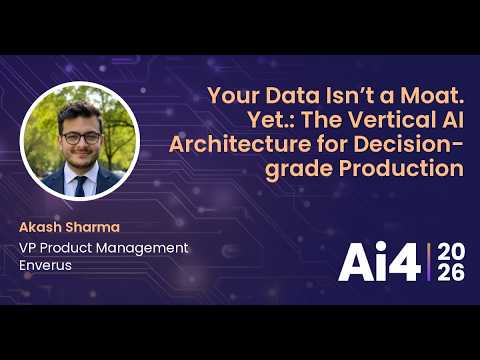 Your Data Isn't a Moat. Yet: The Vertical AI Architecture for Decision grade Production with Enverus — Ai4