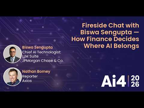 Fireside Chat with Biswa Sengupta - How Finance Decides Where AI Belongs with JPMorgan and Axios — Ai4