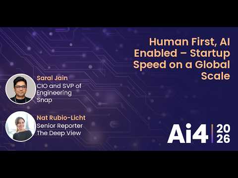 Human First, AI Enabled - Startup Speed on a Global Scale with Snap and The Deep View — Ai4