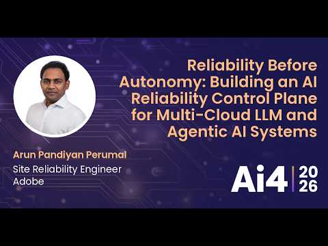 Reliability Before Autonomy: Building an AI Reliability Control Plane for Multi-Cloud LLM and — Ai4