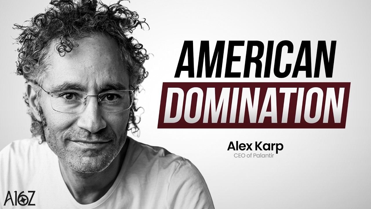 Palantir CEO on Iran, AI Weapons and American Domination | a16z American Dynamism Summit — a16z