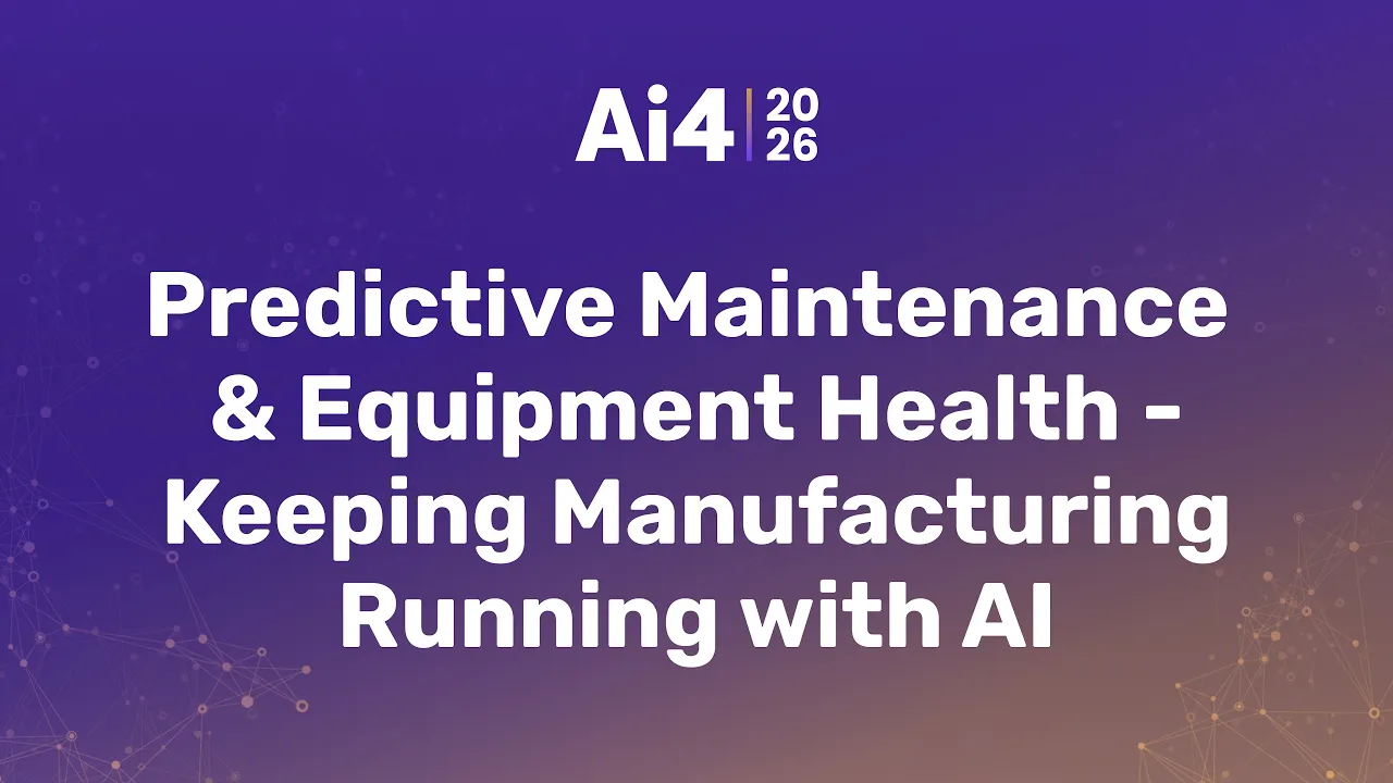 Predictive Maintenance & Equipment Health - Keeping Manufacturing Running with AI — Ai4