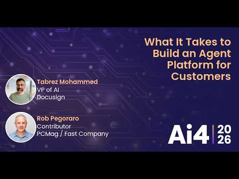 What It Takes to Build an Agent Platform for Customers with Docusign and PCMag / Fast Company — Ai4