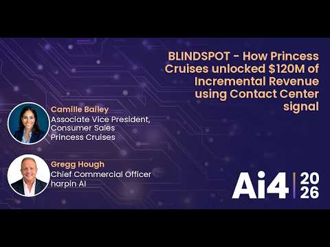 BLINDSPOT - How Princess Cruises unlocked $120M of Incremental Revenue using Contact Center signal — Ai4