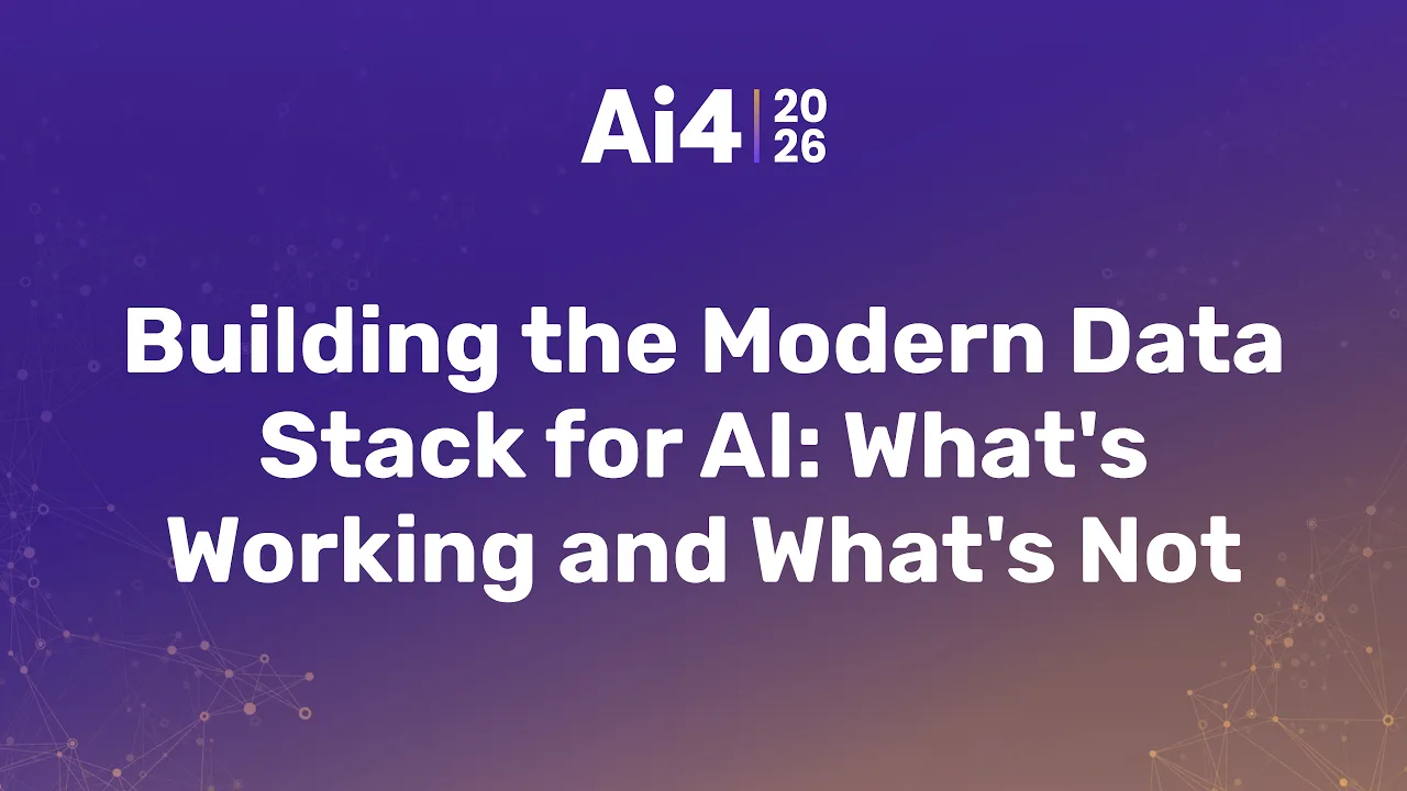 Building the Modern Data Stack for AI: What's Working and What's Not — Ai4
