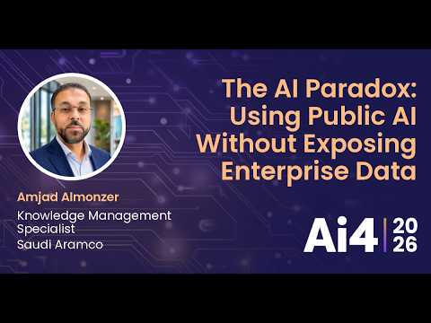 The AI Paradox: Using Public AI Without Exposing Enterprise Data With Saudi Aramco — Ai4