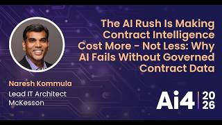 The AI Rush Is Making Contract Intelligence Cost More - Not Less: Why AI Fails Without Governed — Ai4