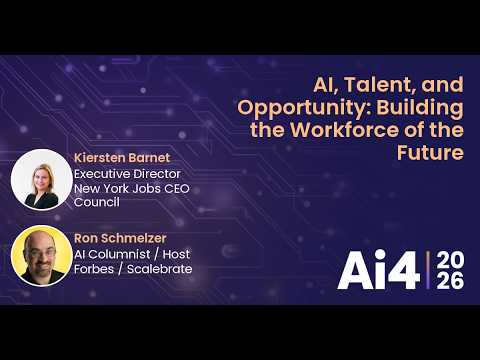 AI, Talent, and Opportunity: Building the Workforce of the Future — Ai4
