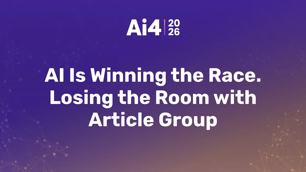 AI Is Winning the Race. Losing the Room.with Article Group — Ai4