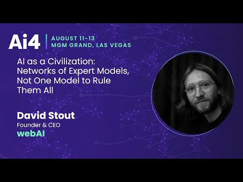 AI as a Civilization: Networks of Expert Models, Not One Model to Rule Them All With webAI — Ai4