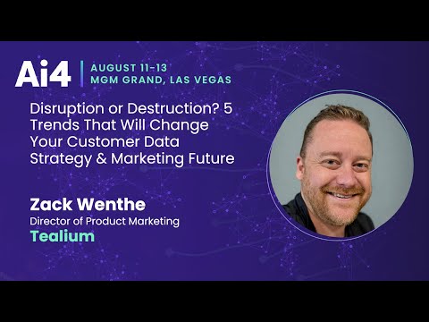 Disruption or Destruction? 5 Trends That Will Change Your Customer Data Strategy & Marketing Future — Ai4