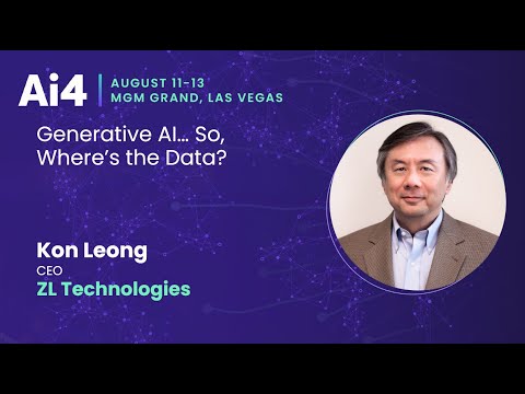 Generative AI… So, Where’s the Data? With ZL Technologies — Ai4