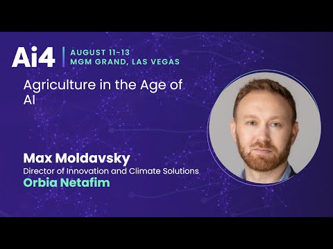 Presentation by Max Moldavsky, Netafim — Ai4