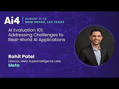 AI Evaluation 101: Addressing Challenges to Real-world AI Applications With Meta — Ai4