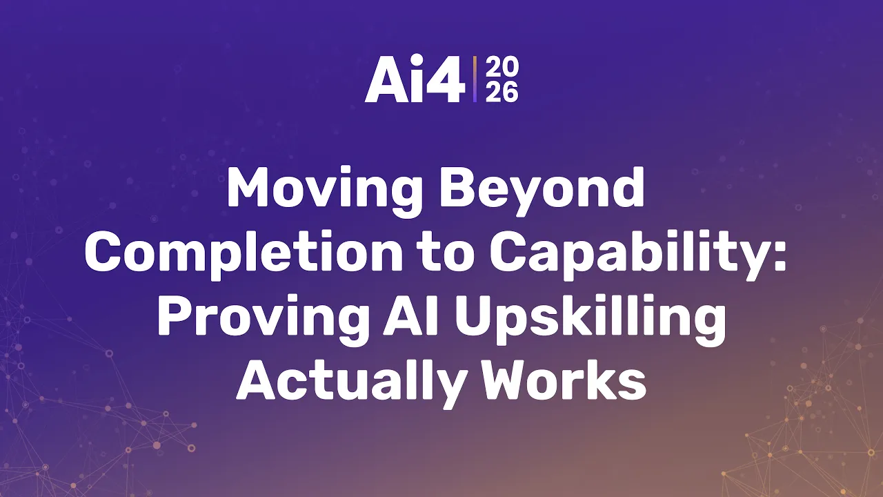 Moving Beyond Completion to Capability: Proving AI Upskilling Actually Works — Ai4