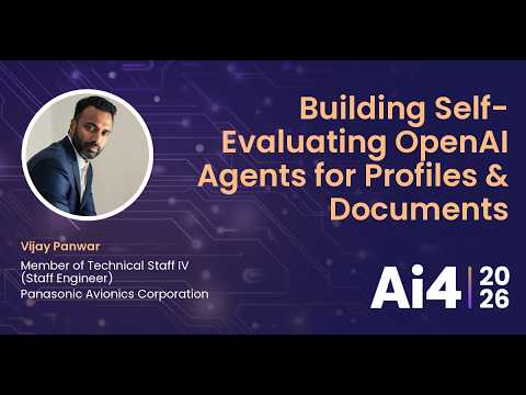 Building Self-Evaluating OpenAI Agents for Profiles & Documents with Panasonic Avionics Corporation — Ai4