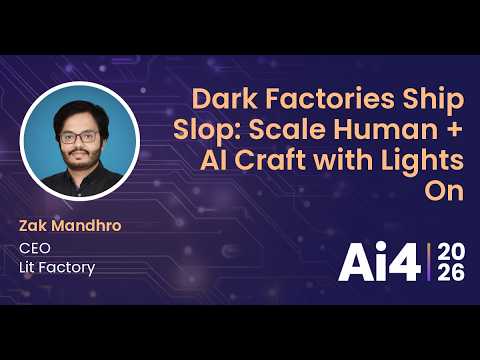 Dark Factories Ship Slop: Scale Human + AI Craft with Lights On With Lit Factory — Ai4