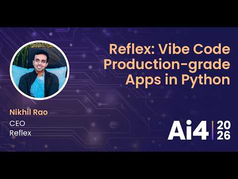 Reflex: Vibe Code Production-grade Apps in Python — Ai4