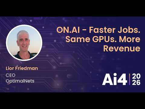 ON.AI - Faster Jobs. Same GPUs. More Revenue with OptimalNets — Ai4