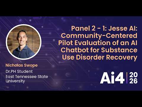 Panel 2 - 1: Jesse AI: Community-Centered Pilot Evaluation of an AI Chatbot for Substance Use — Ai4