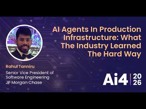 AI Agents In Production Infrastructure: What The Industry Learned The Hard Way with JP Morgan Chase — Ai4
