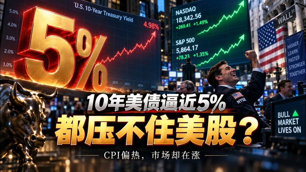 CPI偏热、加息概率85%，为什么美股反而涨了？ — Alan Chen