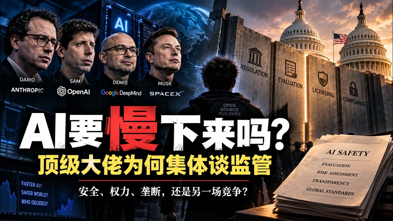 马斯克突然赞成AI减速：顶级大佬为何集体踩刹车？ — Alan Chen