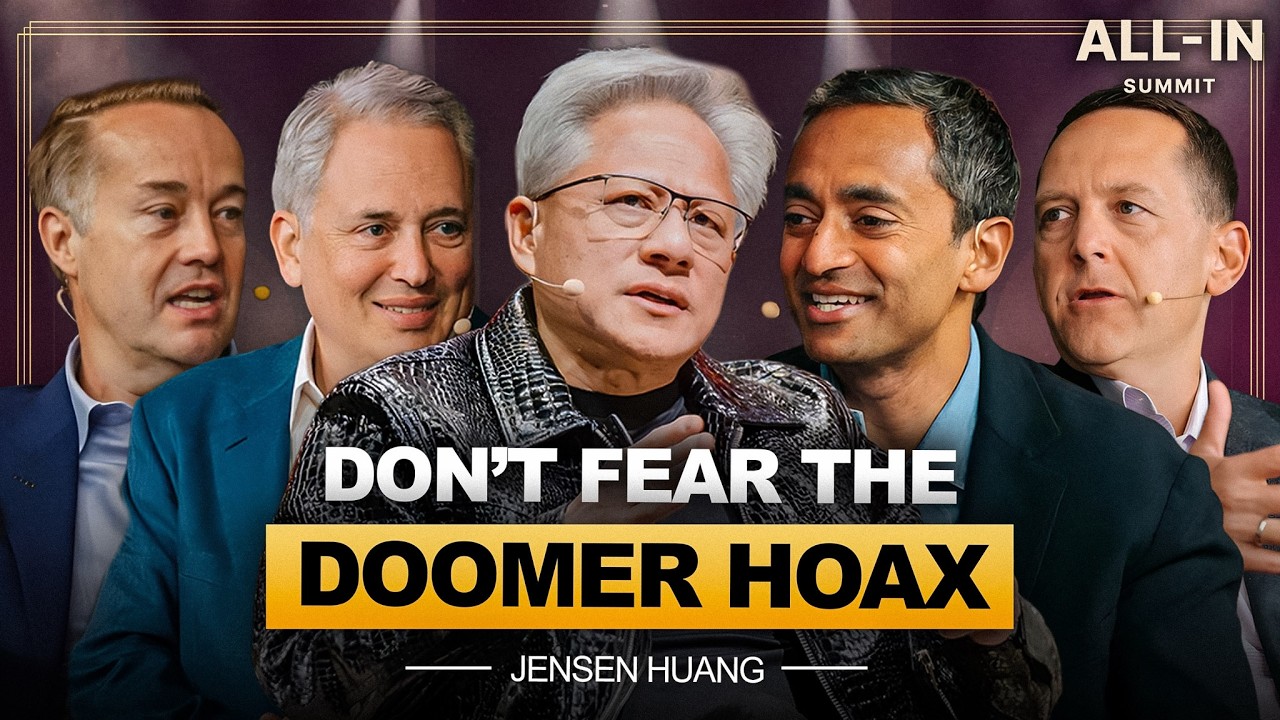 Jensen Huang: The Doomer Hoax, Superintelligence is Here, and The Future of AI (ft. President Trump) — All-In Podcast