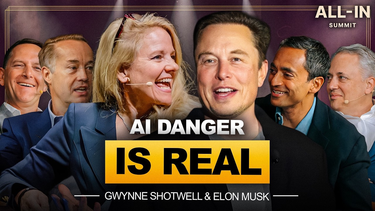 Elon Musk & Gwynne Shotwell on AI Risks and Peer Review, Starship, Terafab, SpaceX/Tesla Merger — All-In Podcast