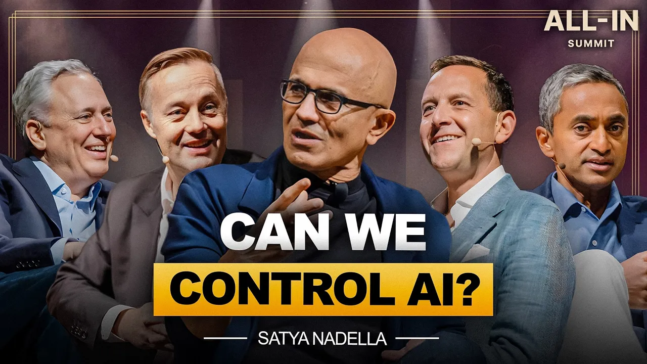 Satya Nadella on the AI Doomer Slowdown, Microsoft’s Master Plan & Who Wins AI — All-In Podcast